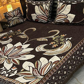 Fancy Velvet Bed Sheet Set - 4 Pieces  FVB 222